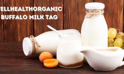 wellhealthorganic buffalo milk tag